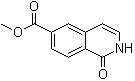 结构式 CAS# 1184920-35-1, 1,2-二氢-1-氧代-6-异喹啉羧酸甲酯