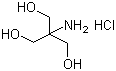Tris(hydroxymethyl)aminomethane hydrochloride molecular structure (CAS 1185-53-1)