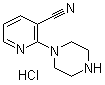 2-(1-Piperazinyl)-3-pyridinecarbonitrile hydrochloride molecular structure (CAS 1185307-06-5)