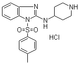 1-[(4-Methylphenyl)sulfonyl]-N-4-piperidinyl-1H-benzimidazol-2-amine hydrochloride molecular structure (CAS 1185309-92-5)