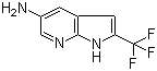 2-(Trifluoromethyl)-1H-pyrrolo[2,3-b]pyridin-5-amine molecular structure (CAS 1186502-40-8)