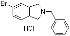 structure of CAS# 1187830-70-1, 5-Bromo-2,3-dihydro-2-(phenylmethyl)-1H-isoindole hydrochloride
