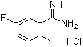 结构式 CAS# 1187930-24-0, 5-氟-2-甲基苯甲脒盐酸盐