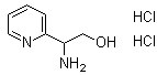结构式 CAS# 1187930-63-7, beta-氨基-2-吡啶乙醇二盐酸盐