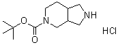 Octahydro-5H-pyrrolo[3,4-c]pyridine-5-carboxylic acid 1,1-dimethylethyl ester hydrochloride (1:1) molecular structure (CAS 1187933-06-7)