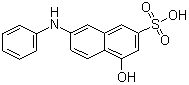 结构式 CAS# 119-40-4, 4-羟基-7-苯胺基萘-2-磺酸; 苯基 J 酸