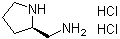 structure of CAS# 119020-04-1, (R)-2-Pyrrolidinemethanamine dihydrochloride