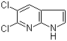 structure of CAS# 1190317-72-6, 5,6-Dichloro-1H-pyrrolo[2,3-b]pyridine