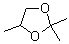 structure of CAS# 1193-11-9, 2,2,4-Trimethyl-1,3-dioxolane;NSC 87545
