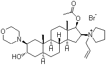 Rocuronium bromide molecular structure (CAS 119302-91-9)