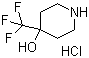 结构式 CAS# 1193389-14-8, 4-(三氟甲基)哌啶-4-醇盐酸盐
