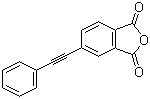 结构式 CAS# 119389-05-8, 4-苯基乙炔基邻苯二甲酸酐