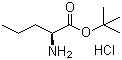 structure of CAS# 119483-47-5, L-Norvaline tert-butyl ester hydrochloride;L-Norvaline 1,1-dimethylethyl ester hydrochloride
