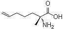 结构式 CAS# 1196090-89-7, (2R)-2-氨基-2-甲基-6-庚烯酸