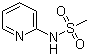 结构式 CAS# 1197-23-5, N-2-吡啶基甲磺酰胺