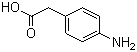 4-Aminophenylacetic acid molecular structure (CAS 1197-55-3)