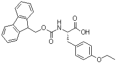 O-Ethyl-N-[(9H-fluoren-9-ylmethoxy)carbonyl]-L-tyrosine molecular structure (CAS 119894-20-1)