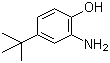 structure of CAS# 1199-46-8, 2-Amino-4-tert-butylphenol ;o-Amino-p-tert-butylphenol