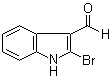 结构式 CAS# 119910-45-1, 2-溴-1H-吲哚-3-甲醛