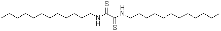 structure of CAS# 120-88-7, N,N'-Bis(dodecyl)dithiooxamide;N,N'-Didodecylethanedithioamide; NSC 44699