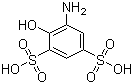 结构式 CAS# 120-98-9, 5-氨基-4-羟基-1,3-苯二磺酸
