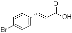 4-Bromocinnamic acid molecular structure (CAS 1200-07-3)