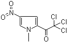 结构式 CAS# 120122-47-6, 1-甲基-4-硝基-2-(三氯乙酰基)吡咯