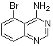 structure of CAS# 1201784-87-3, 5-Bromo-4-quinazolinamine