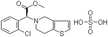 Clopidogrel bisulfate molecular structure (CAS 120202-66-6)