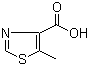 5-Methyl-1,3-thiazole-4-carboxylic acid molecular structure (CAS 120237-76-5)