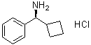 结构式 CAS# 1202478-42-9, (S)-环丁基(苯基)甲胺盐酸盐
