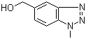 structure of CAS# 120321-72-4, 1-Methyl-1H-benzotriazole-5-methanol;(1-Methyl-1H-1,2,3-benzotriazol-5-yl)methanol