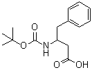 structure of CAS# 120378-17-8, 3-[(tert-Butoxycarbonyl)amino]-4-phenylbutanoic acid;beta-[[(1,1-Dimethylethoxy)carbonyl]amino]benzenebutanoic acid