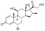 结构式 CAS# 1203841-38-6, 6-溴倍他米松