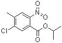 结构式 CAS# 1204518-43-3, 5-氯-4-甲基-2-硝基苯甲酸异丙酯