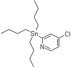 结构式 CAS# 1204580-71-1, 4-氯-2-(三丁基锡烷基)吡啶