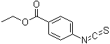 structure of CAS# 1205-06-7, 4-Carbethoxyphenyl isothiocyanate;Ethyl 4-isothiocyanatobenzoate; NSC 294821; p-Carbethoxyphenyl isothiocyanate