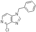 结构式 CAS# 120537-43-1, 4-氯-1-(苯基甲基)-1H-咪唑并[4,5-c]吡啶