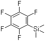 三甲基五氟苯基硅烷分子结构 (CAS 1206-46-8)