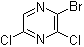 2-Bromo-3,5-dichloropyrazine molecular structure (CAS 1206249-40-2)