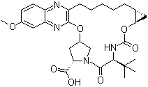 MK-5172 molecular structure (CAS 1206524-85-7)