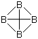 Boron carbide molecular structure (CAS 12069-32-8)
