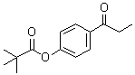 结构式 CAS# 120703-45-9, 2,2-二甲基丙酸 4-(1-氧代丙基)苯基酯
