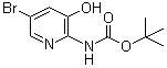 structure of CAS# 1207175-73-2, tert-Butyl 5-bromo-3-hydroxypyridin-2-ylcarbamate