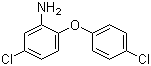 structure of CAS# 121-27-7, 5-Chloro-2-(4-chlorophenoxy)aniline;4,4'-Dichloro-2-aminodiphenyl ether