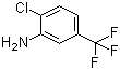 结构式 CAS# 121-50-6, 3-氨基-4-氯三氟甲苯; 4-氯-3-氨基三氟甲苯