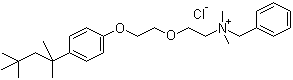 Benzethonium chloride molecular structure (CAS 121-54-0)