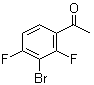 结构式 CAS# 1210824-63-7, 1-(3-溴-2,4-二氟苯基)乙酮