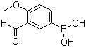 3-Formyl-4-methoxyphenylboronic acid molecular structure (CAS 121124-97-8)