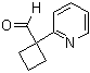 结构式 CAS# 1211593-36-0, 1-(2-吡啶基)环丁烷甲醛